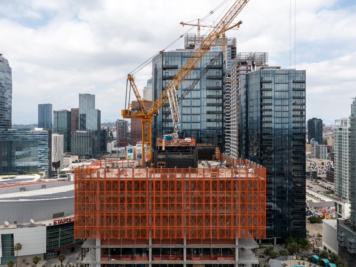 Lightstone's Fig + Pico hotel tower passes the 20th floor in
